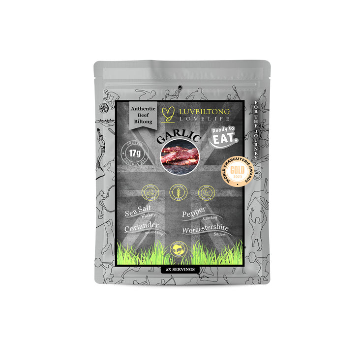 Luvbiltong Garlic - Sliced Biltong - 75g