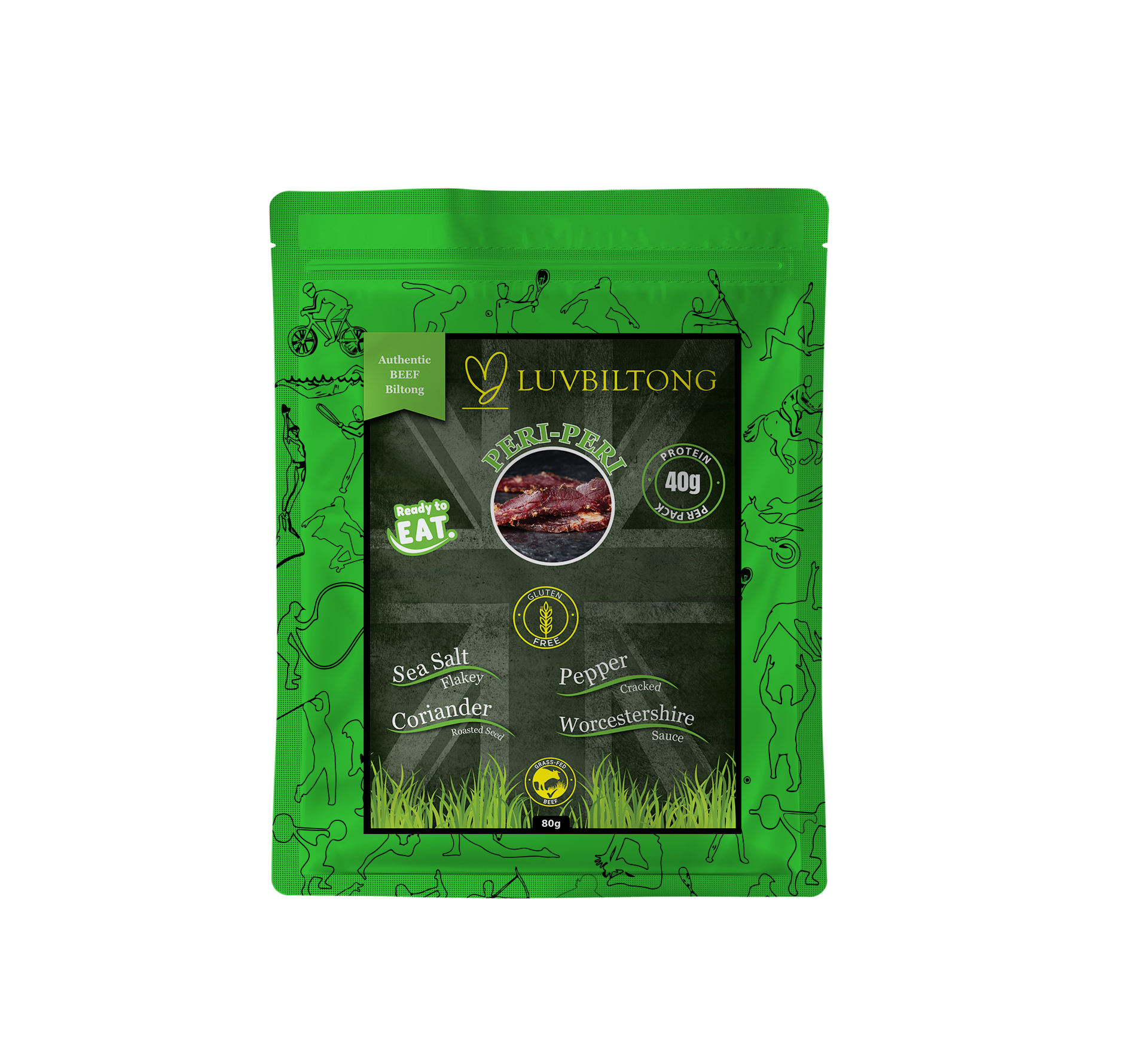 Portuguese Peri-Peri - Sliced Biltong