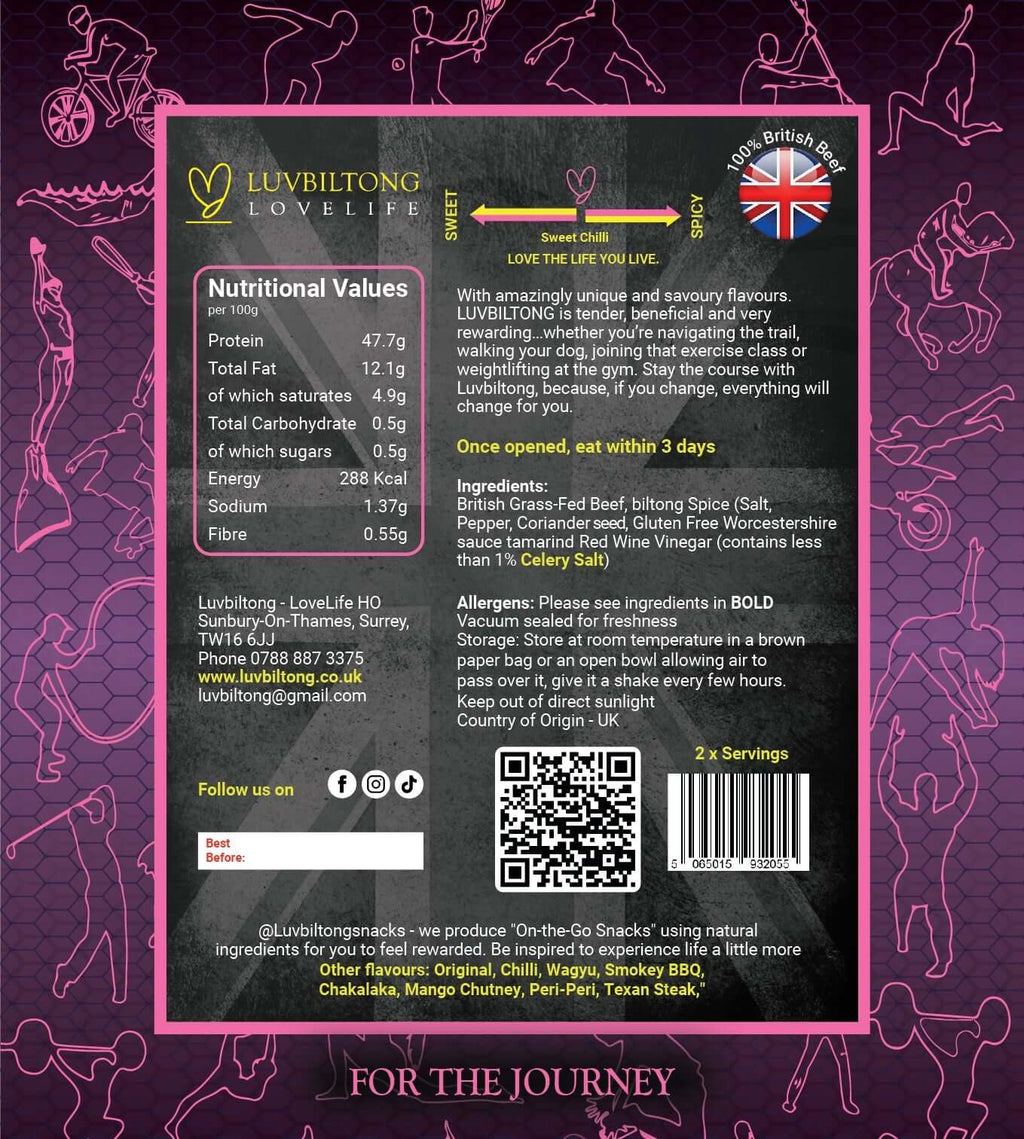 Biltong Sweet Chilli flavour